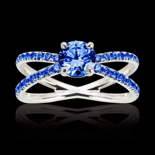 Sapphire Engagement Ring Amandine